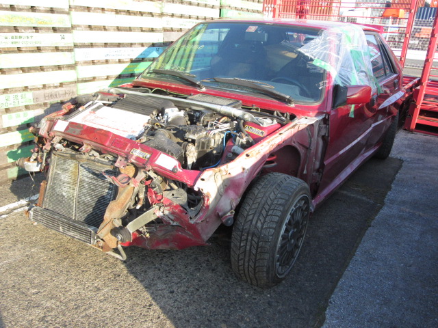 1995 Lancia Delta EvoII Final Edition very smashed.